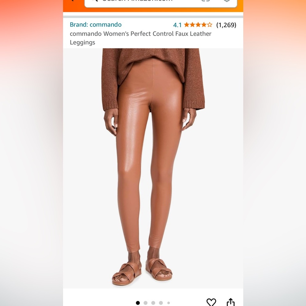 Commando faux leather leggings